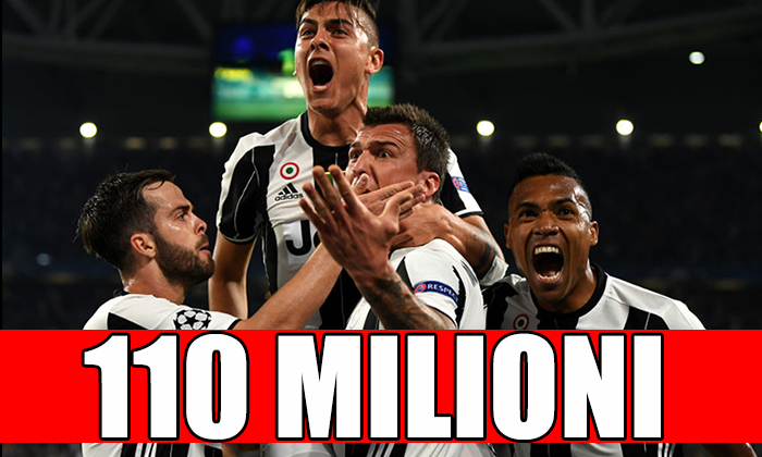 Calciomercato Juventus, 110 milioni per il post Dybala.