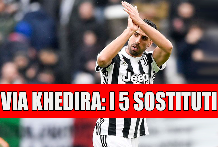 Calciomercato Juventus, addio Khedira: pronti i sostituti.