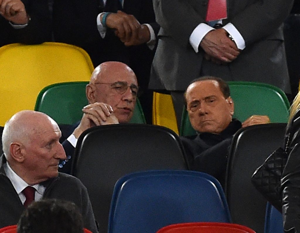 Adriano Galliani e Silvio Berlusconi